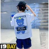 Pure Elegance Classic White Oversized Tees for Kids